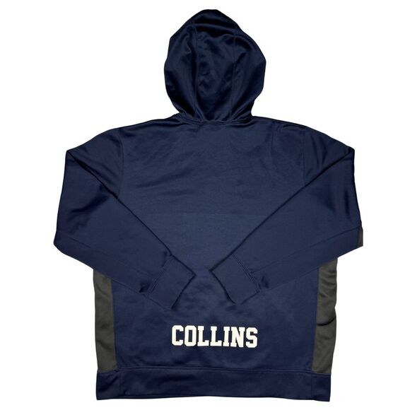 Nike Men’s Therma-Fit Hoodie Memorial Panther Collins Sz XL Navy Blue Activewear - Picture 9 of 9